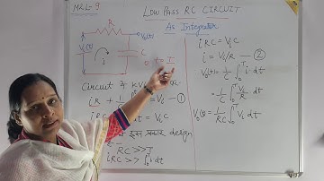 Low Pass RC Working as an Integrator ( M2 L9)