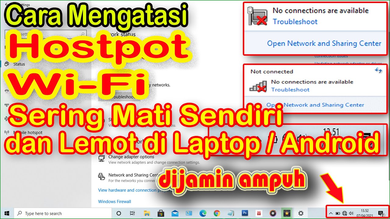 Cara Mengatasi Hotspot Lemot di Laptop atau HP Android | Smartphone