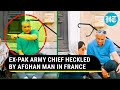 Expak army chief humiliated in france afghan citizen abuses bajwa in viral  watch