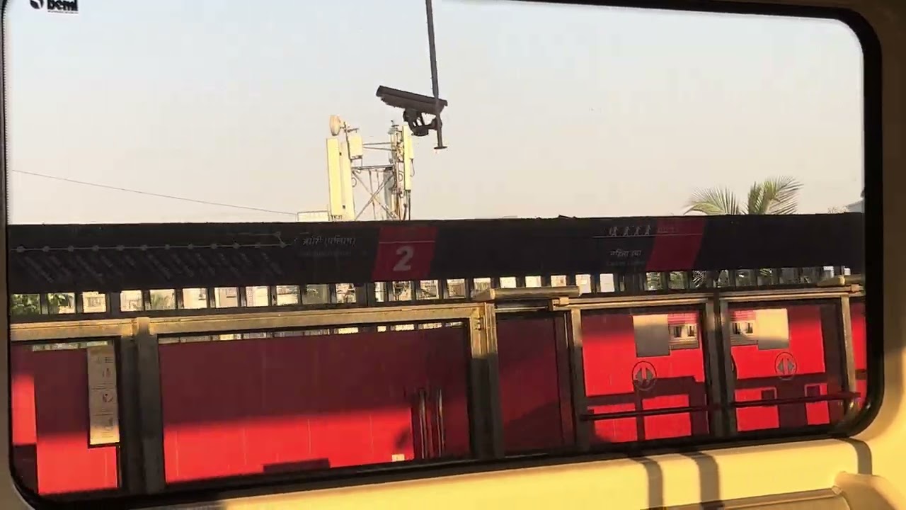 Mumbai Metro MRS-1, BEML (Hitachi SiC PMSM) - Yellow Line 2A and Red Line 7, Mandapeshwar-Magathane.