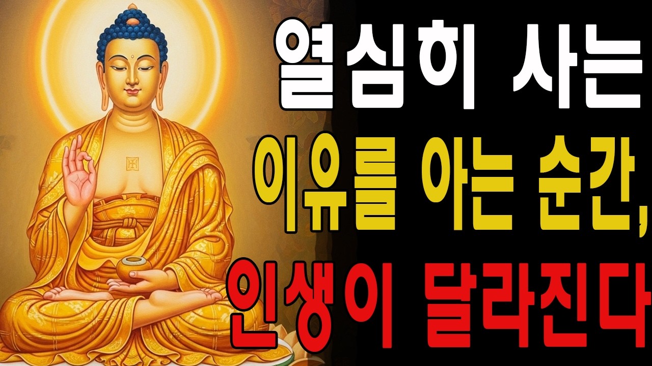 열심히 사는 이유를 아는 순간, 인생이 달라진다  | 법정 스님 지혜 | 불교 | 인생명언 | 평온한 삶 | 무소유 | 행복한 노후