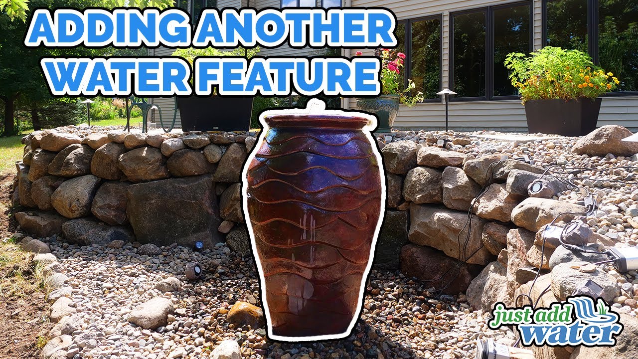 Urn Fountain Transforms Patio Space | Waukee, Iowa Fountain Installation