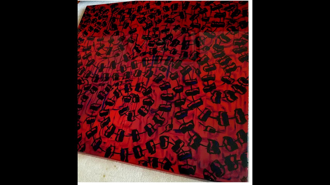 Resin over spray paint and acrylic step be step, includes DIY cradled art panel YouTube