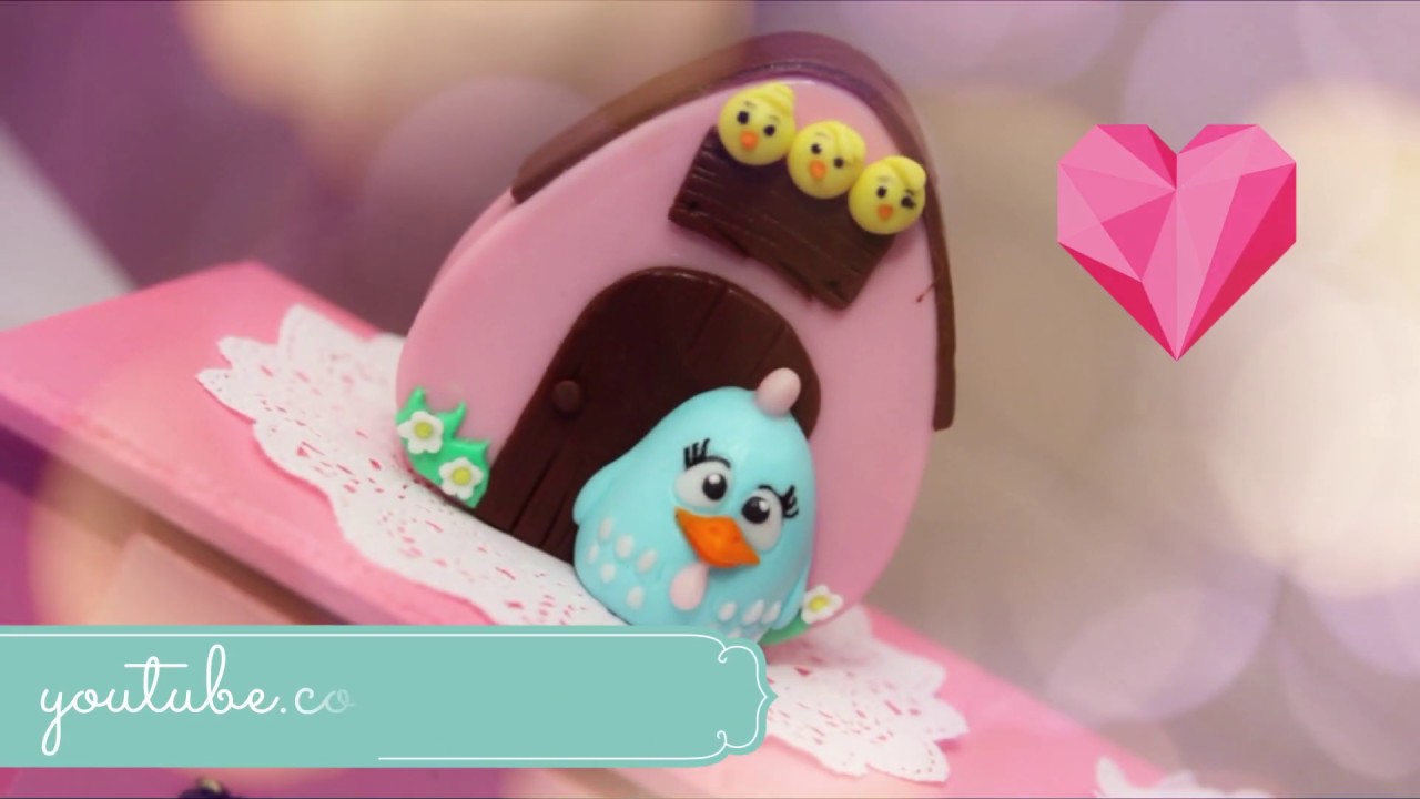 Casinha da galinha pintadinha de pão de mel