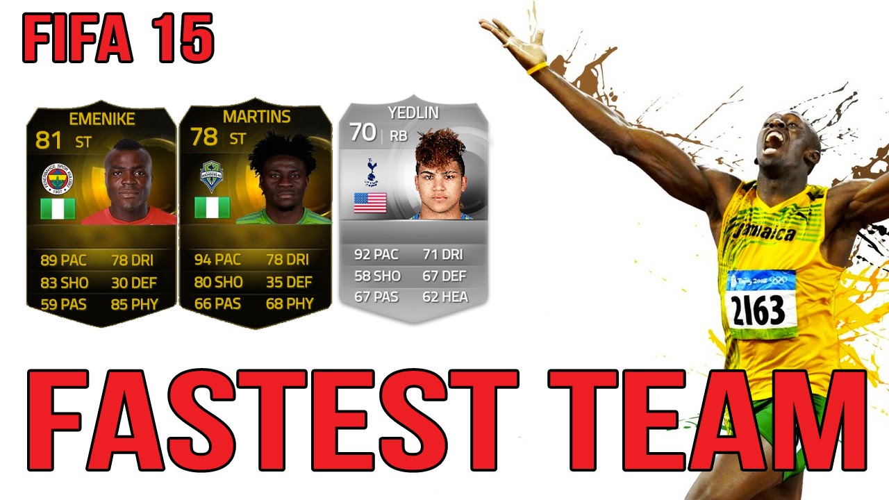 FIFA 15 | THE FASTEST TEAM!