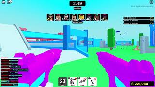 Every Time I Get Tagged I Change Weapons- Roblox Big Paintball