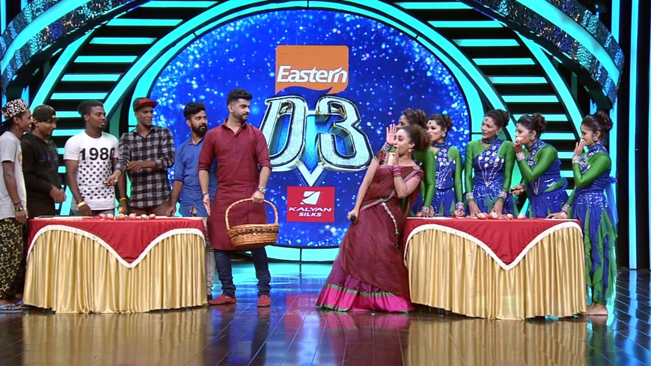 D3 D 4 Dance I Chattambees & Aliyans - Belly dance with onion cutting I Mazhavil Manorama