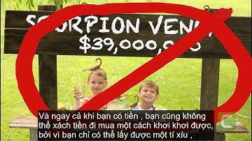 nọc độc bọ cạp, một trong những chất lỏng đắt giá nhất thế giới. Cre: business insider