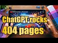 No more boring 404 pages: ChatGPT as a creative helper