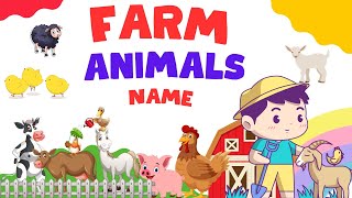 Animals | Farm Animals Fun | Cute & Colorful Videos for Kids | Educational Video | Baby Kids screenshot 5