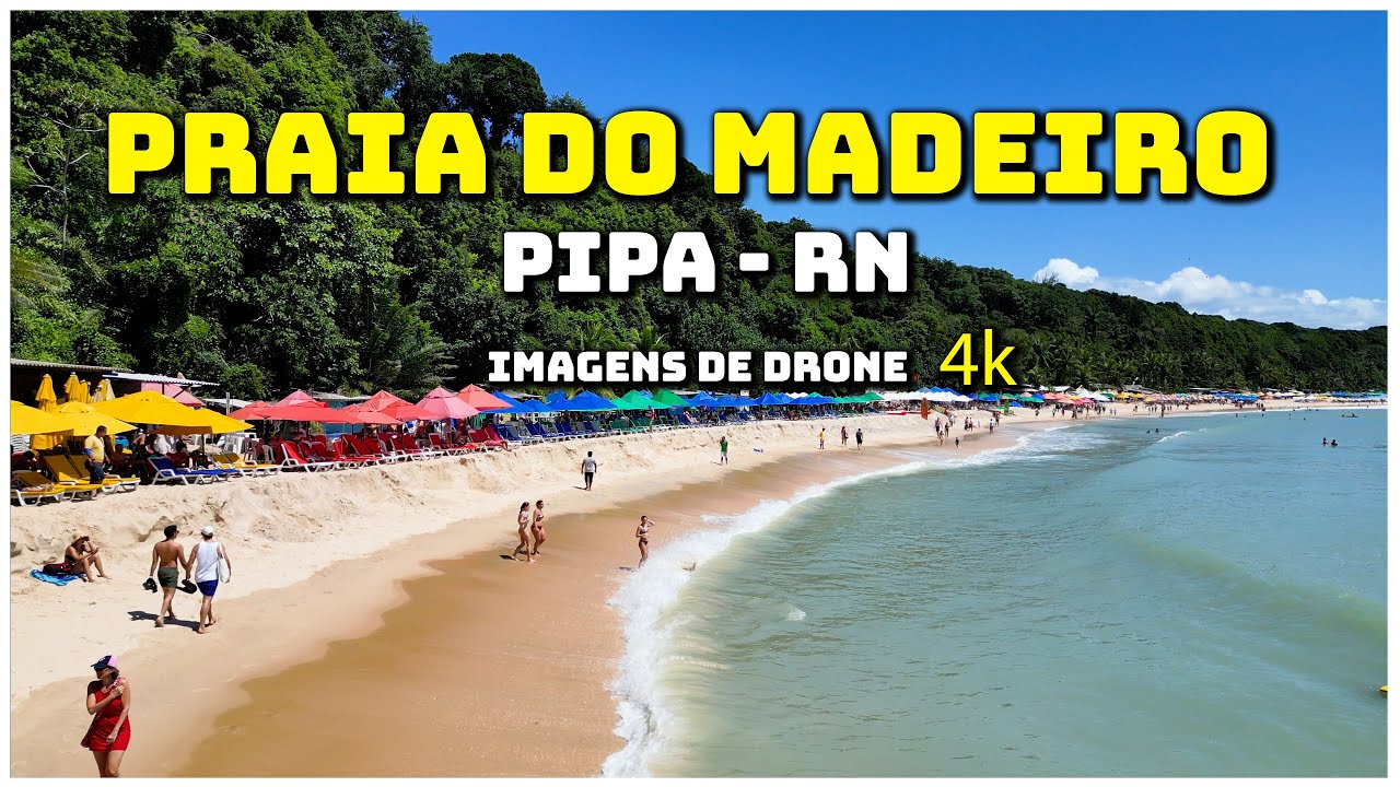 PIPA - RN | PRAIA DO MADEIRO - Imagens Drone Gratis