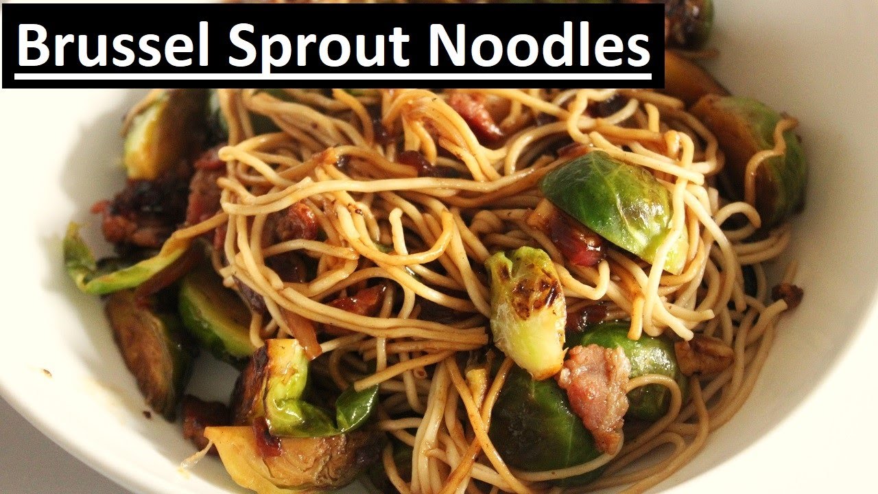 Brussel Sprout Noodles Best Tasting Brussel Sprouts YouTube
