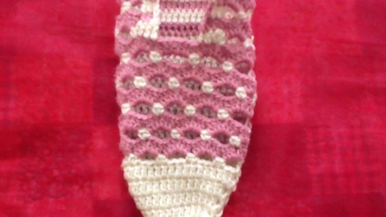 Son Moda Çiçekli Patik Yapılışı