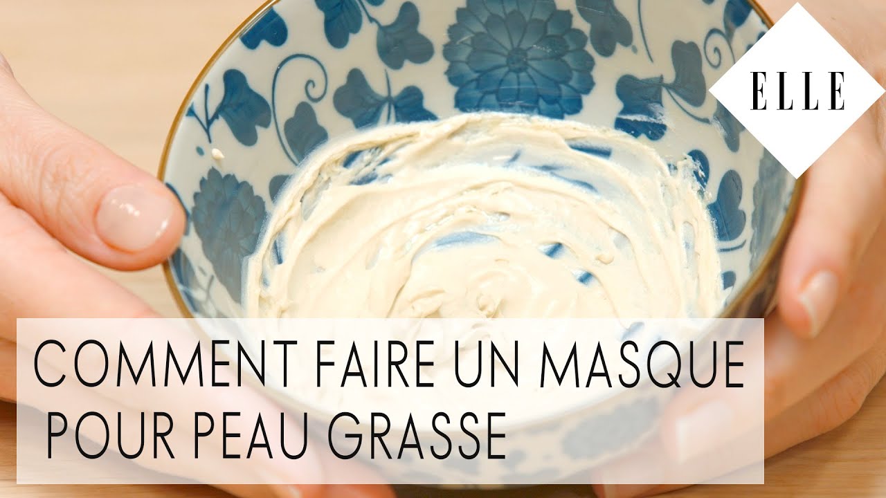 DIY : comment faire un masque pour peau grasse┃ELLE Beauté - YouTube