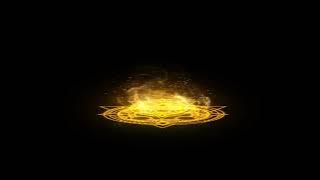 brilyante ng lupa:magic circle black screen effect.