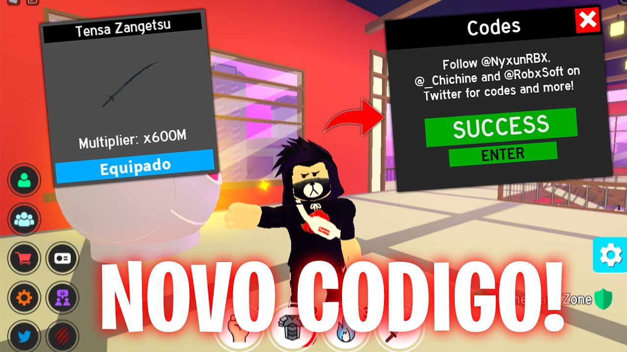 novo-codigo-anime-fighting-simulator-nova-sword-x600m-tensa-zangetsu-tigre-youtube