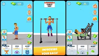 My Idle Gym Trainer Game Gameplay Android screenshot 2