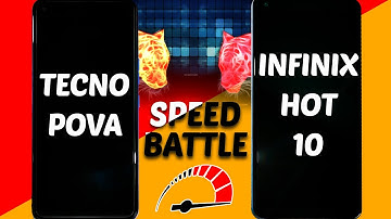 tecno pova vs infinix hot 10 | Speed test | comparison between tecno pova and infinix hot 10