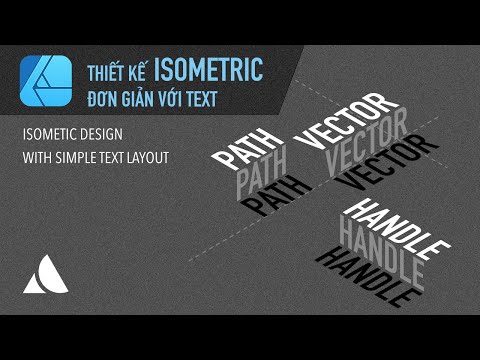 AFD mac - THIẾT KẾ ISOMETRIC ĐƠN GIẢN VỚI TEXT