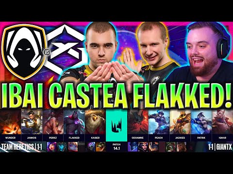 IBAI CASTEA A HERETICS CONTRA GIANTS! - TH vs GX LEC INVIERNO 2024 ESPAÑOL LVP