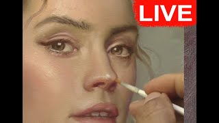 Live oil painting - Daisy Ridley