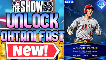 Fastest Way To Finish June Monthly Awards+Unlock 99 Shohei Ohtani MLB The Show 23 Diamond Dynasty