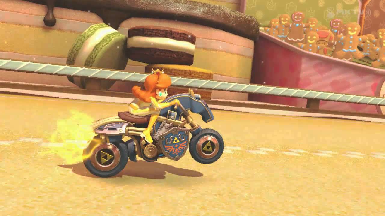 A Near Naked Daisy Kicks Sweet Ass On Sweet Sweet Canyon Mario Kart 8 Wii U Youtube