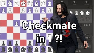 The Only CHECKMATE In 1 Move - Keanu Reeves Gambit screenshot 2