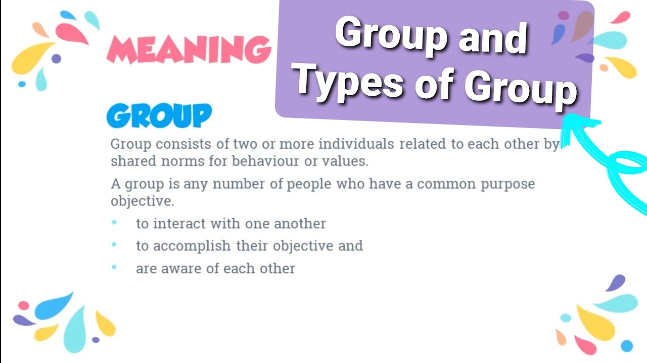  What is The Meaning of Group ? | The Different Types of Groups | Explained In A Simple Way | Easy!