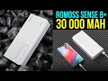 ROMOSS Sense 8+ 30000 mah - МОЩНЫЙ Power Bank с Быстрой Зарядкой