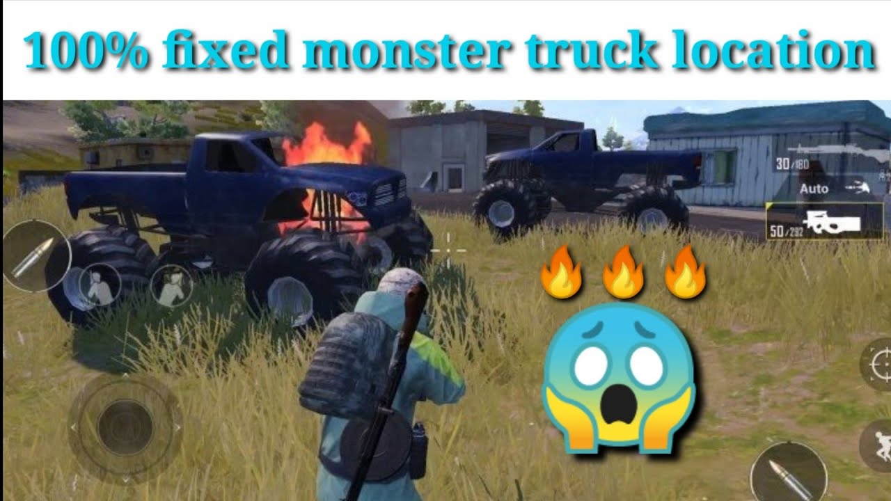 Where we find monster truck in Pubg mobile || some fixed locations to get monster truck in Pubg ||