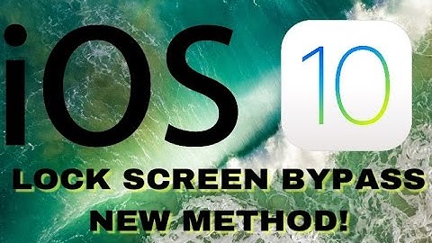 IOS 10 | lock screen bypass new method!