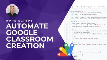 Automate Google Classroom Class Creation with Google Sheets & Apps Script