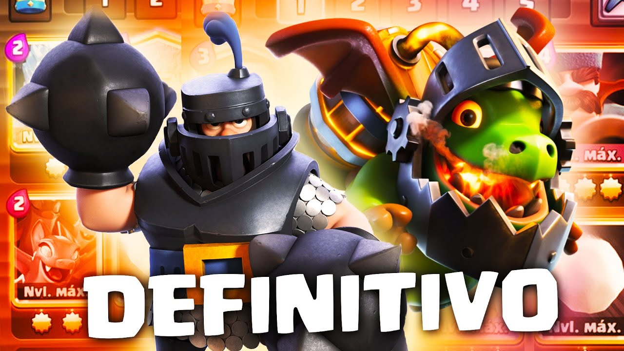 ¡EL MAZO DEFINITIVO con MEGACABALLERO en CLASH ROYALE! YouTube