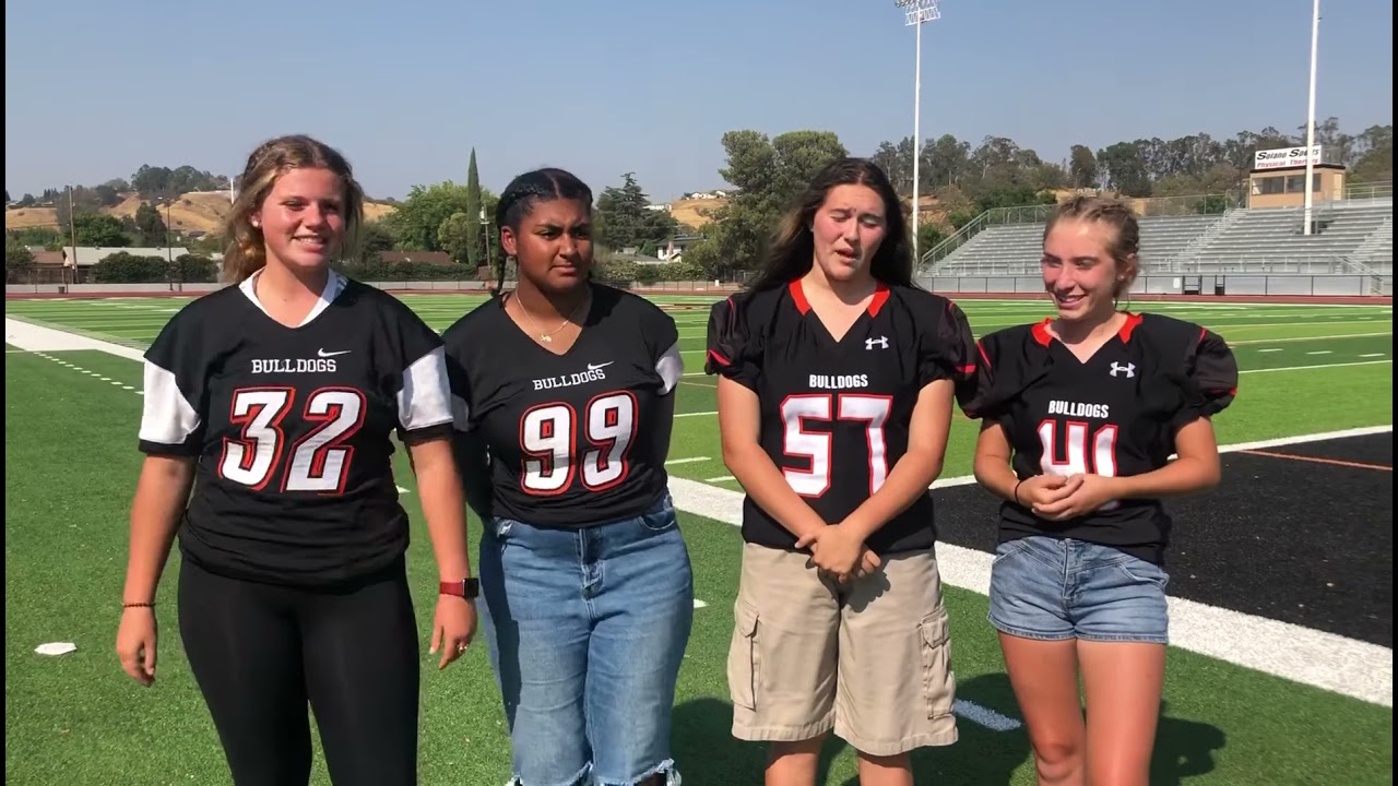 Vacaville Bulldog Football "Girls of Fall"