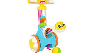 TOMY Toomies Pic & Pop Push Along Baby Toy | Toddler Ball Popper With Ball Launcher And Collector