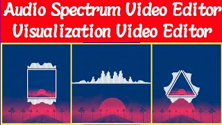 video editing apps | Vivu Video | Audio Spectrum Video Editor | Visualizer Video Editor| Tamil |