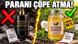 Şampuana Bir Daha Para Verme: Sağlıklı Saç İçin 3 Malzemeli Tarif