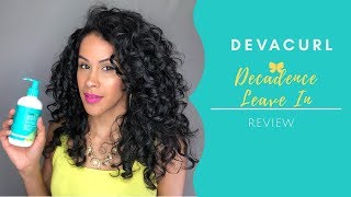 How to Style with Devacurl|  Decadence Leave in Review