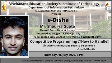 e-Disha - Webinar on 