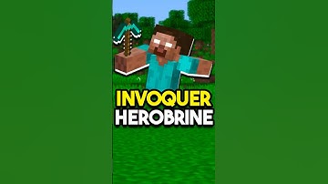 Invoquer Herobrine avec ses potes 😂 #minecraft