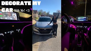 Decorate My Car With Me || Car Tour, Amazon Car Finds, Car Decor Haul, & etc!