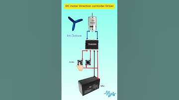 DC Motor Forward/Reverse Control using TA6586 #Shorts