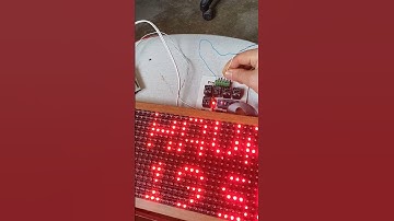 P10 panel Arduino ile kontrol