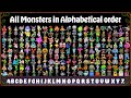 All monsters in my singing monsters by alphabetical order  all sounds  animations