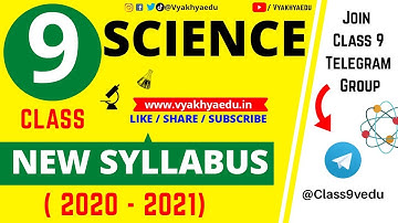 CLASS 9 SCIENCE NEW SYLLABUS FOR 2020-21 | CBSE LATEST NEWS