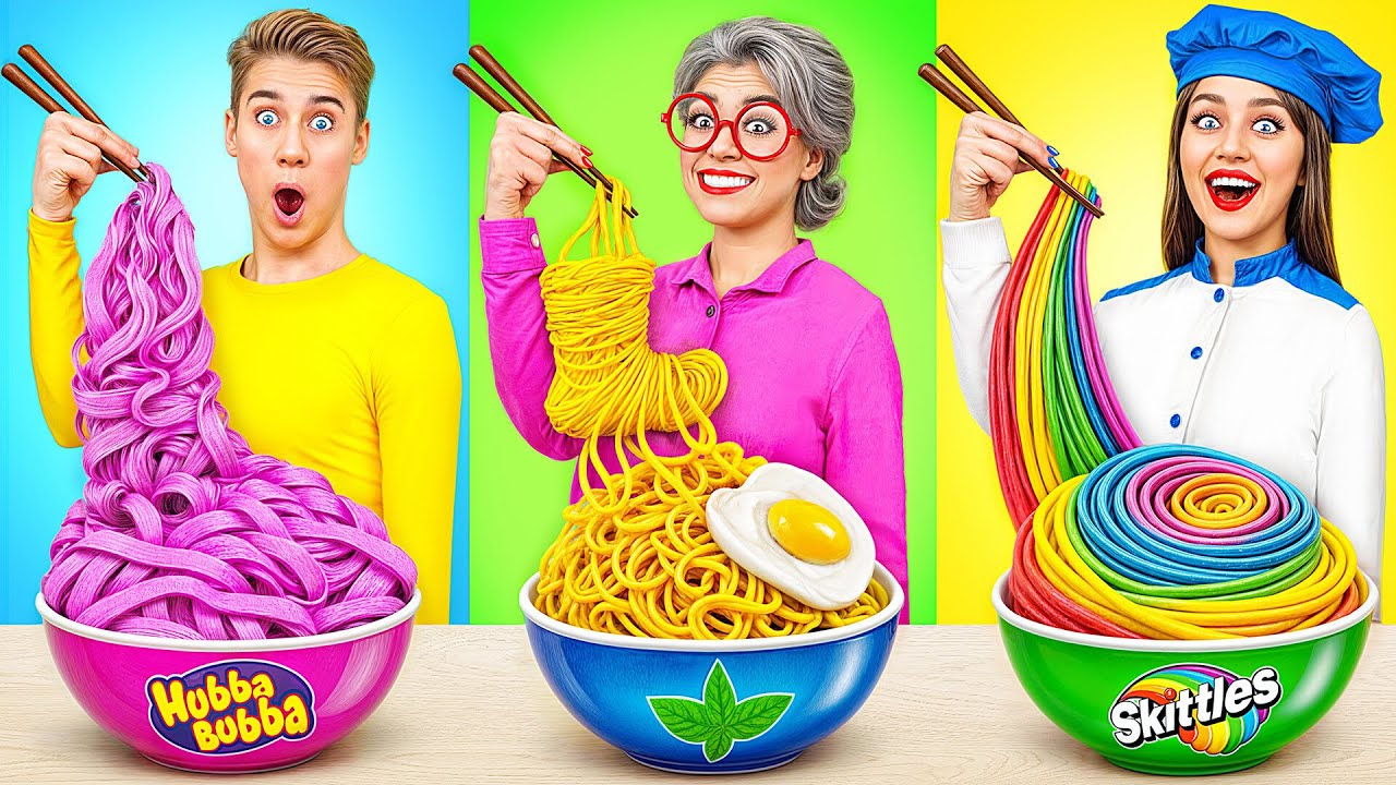 Ben vs Büyükanne Yemek Yapma Mücadelesi | Komik Yemek Tarifleri Multi DO Challenge