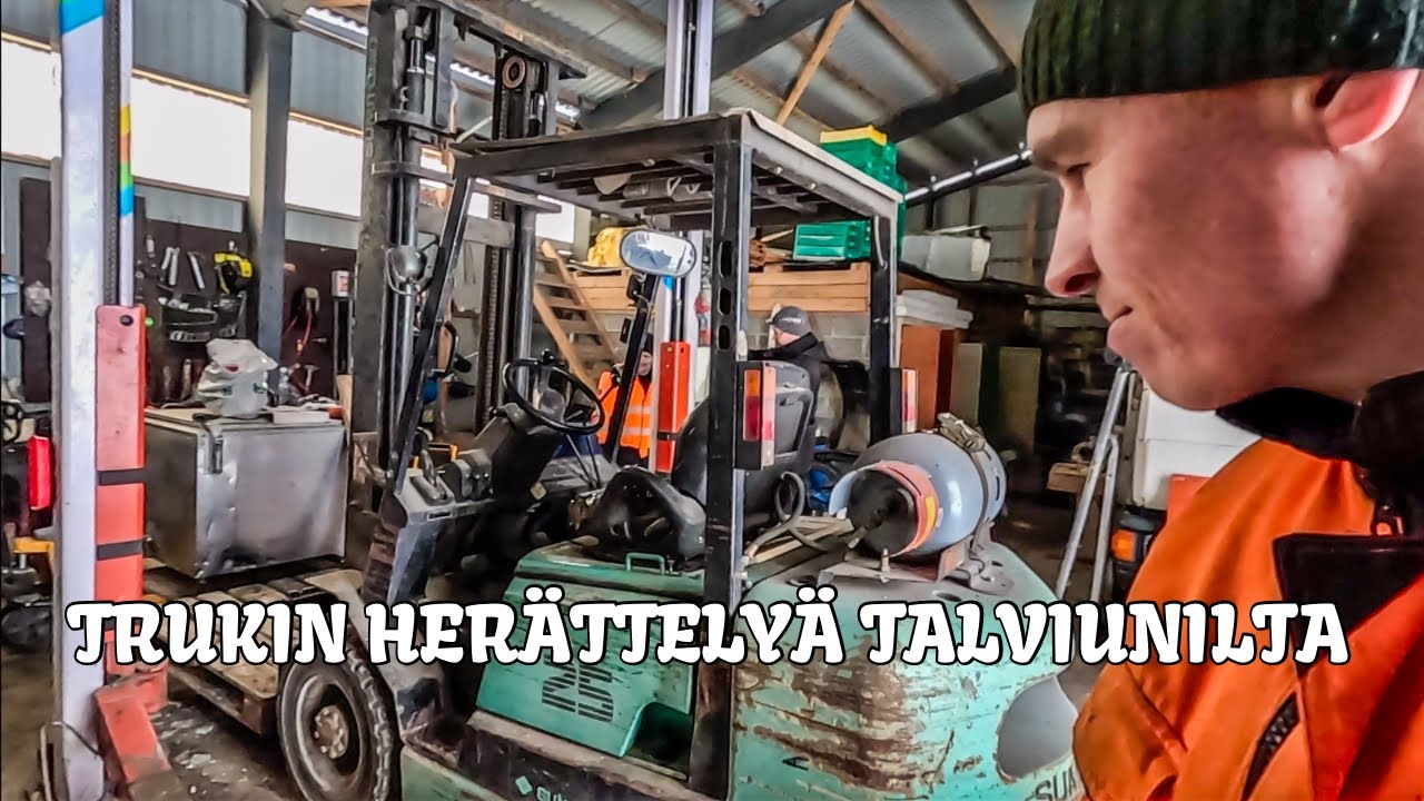 Suunnitelmiin muutoksia - Trukki talviunilta ja autonostinremppaa