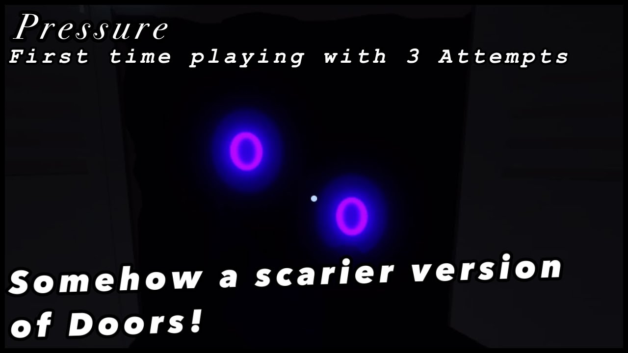 First time playing Roblox Pressure - (Pressure) - YouTube