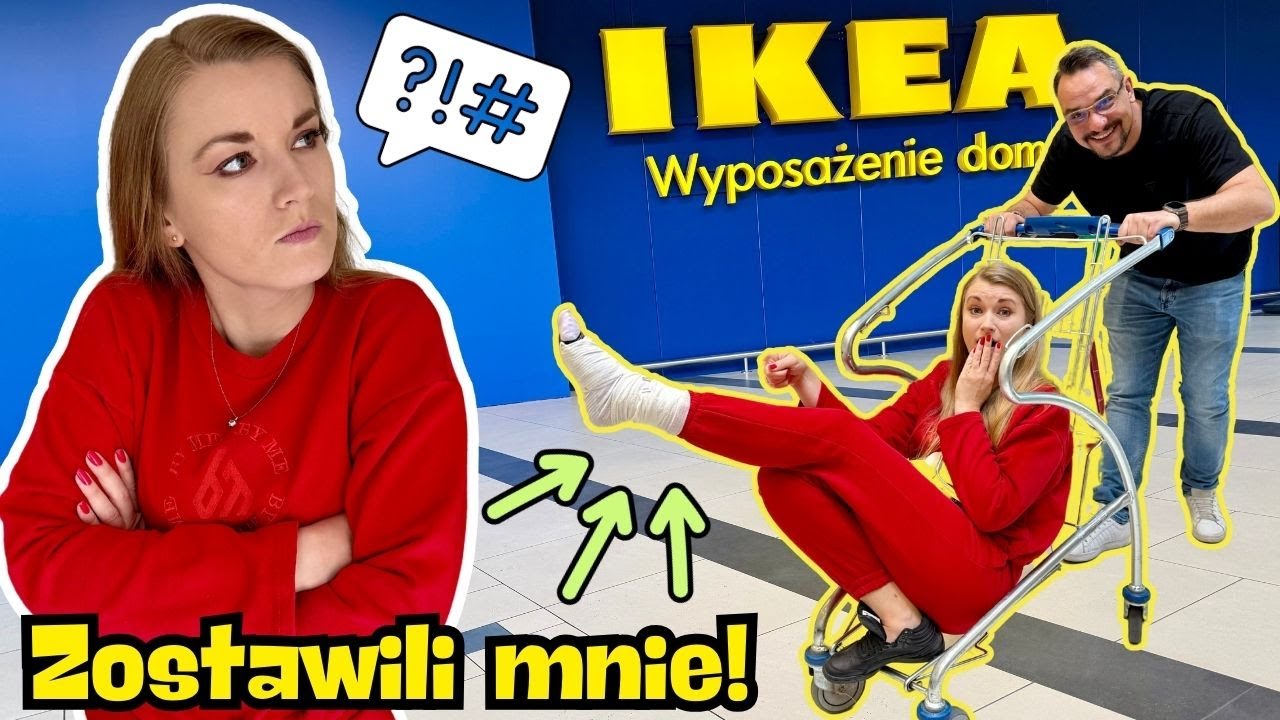 Zostawili mnie ze zwichniętą nogą na cały dzień w Ikea😱